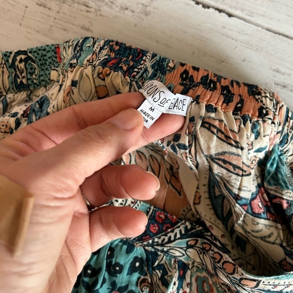 Patrons Of Peace Womens Medium Pull on Floral Maxi Skirt Style "Tide pool" Boho - Picture 12 of 12